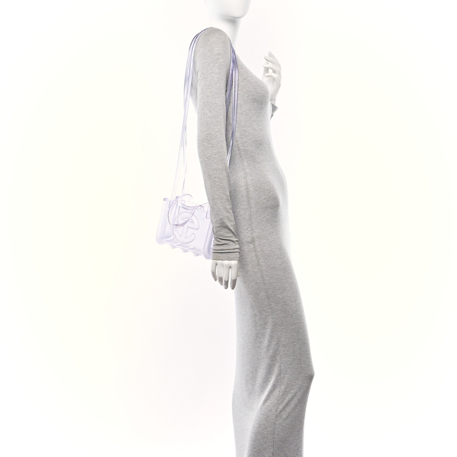 Telfar x MELISSA Jelly Small Shopping Bag Clear 2 of 8