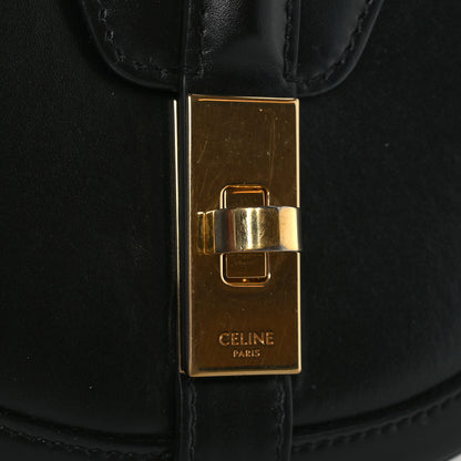 Celine Satinated Calfskin Besace Small 16 Black 10 of 12