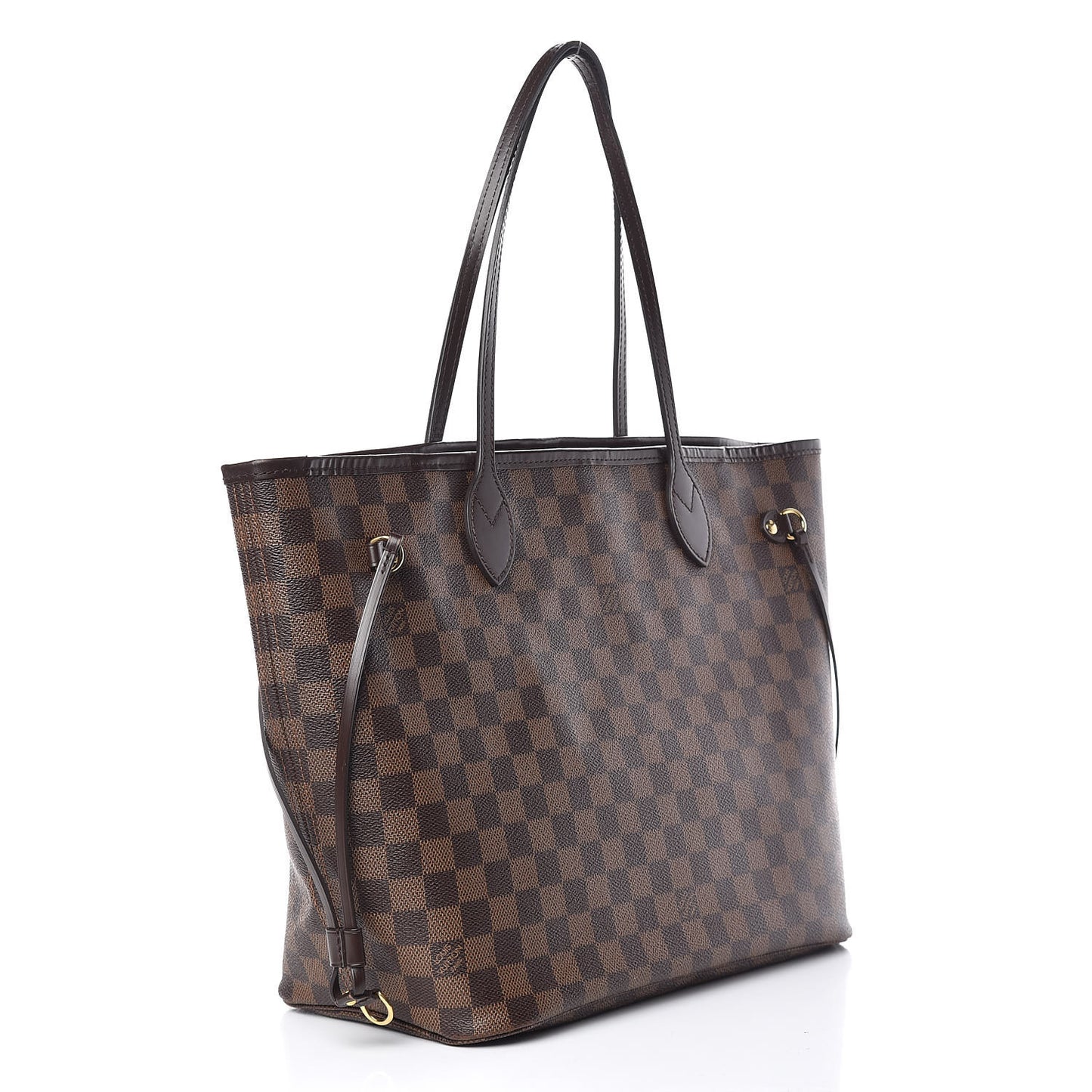 Damier Ebene Neo Neverfull MM Rose Ballerine