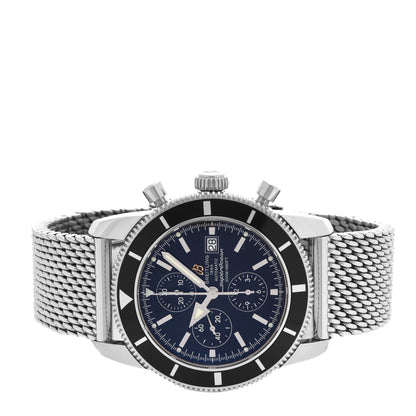 Breitling Stainless Steel 46mm Superocean Heritage Chronograph Automatic Watch Blue A13320 2 of 5