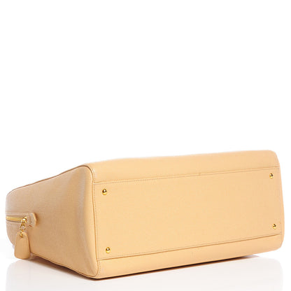 Chanel Caviar Shoulder Bag Beige 4 of 7