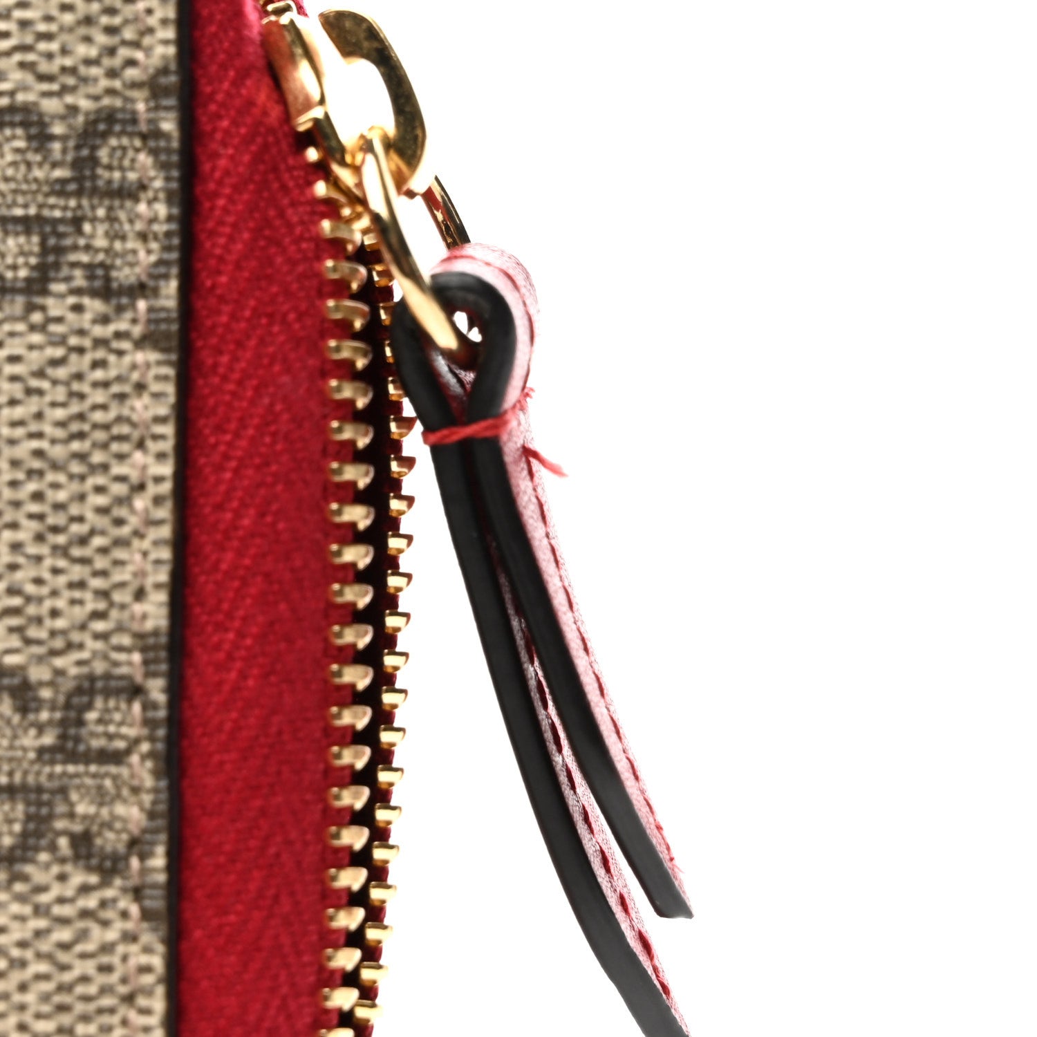 Gucci GG Supreme Monogram Mystic Cat Zip Around Wallet Red 10 of 10