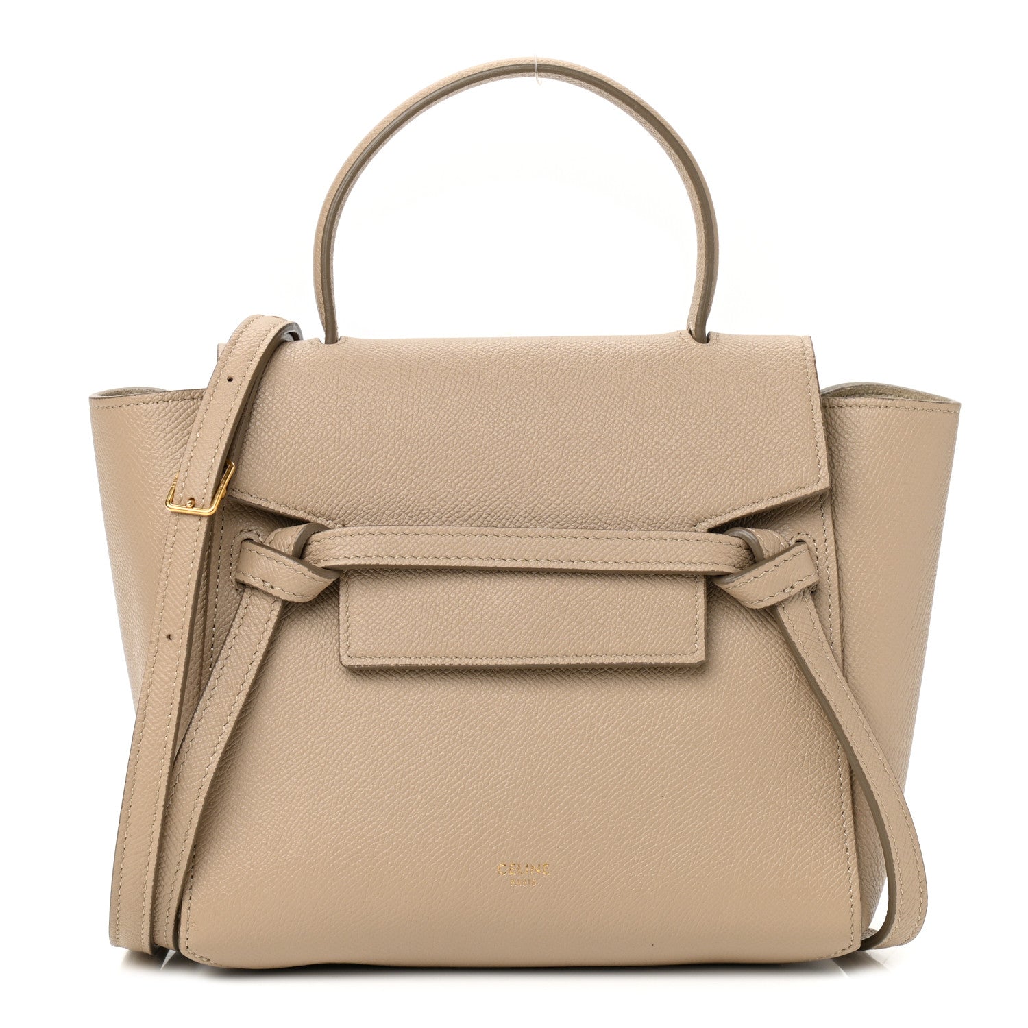 Celine Grained Calfskin Nano Belt Bag Light Taupe 1 of 10