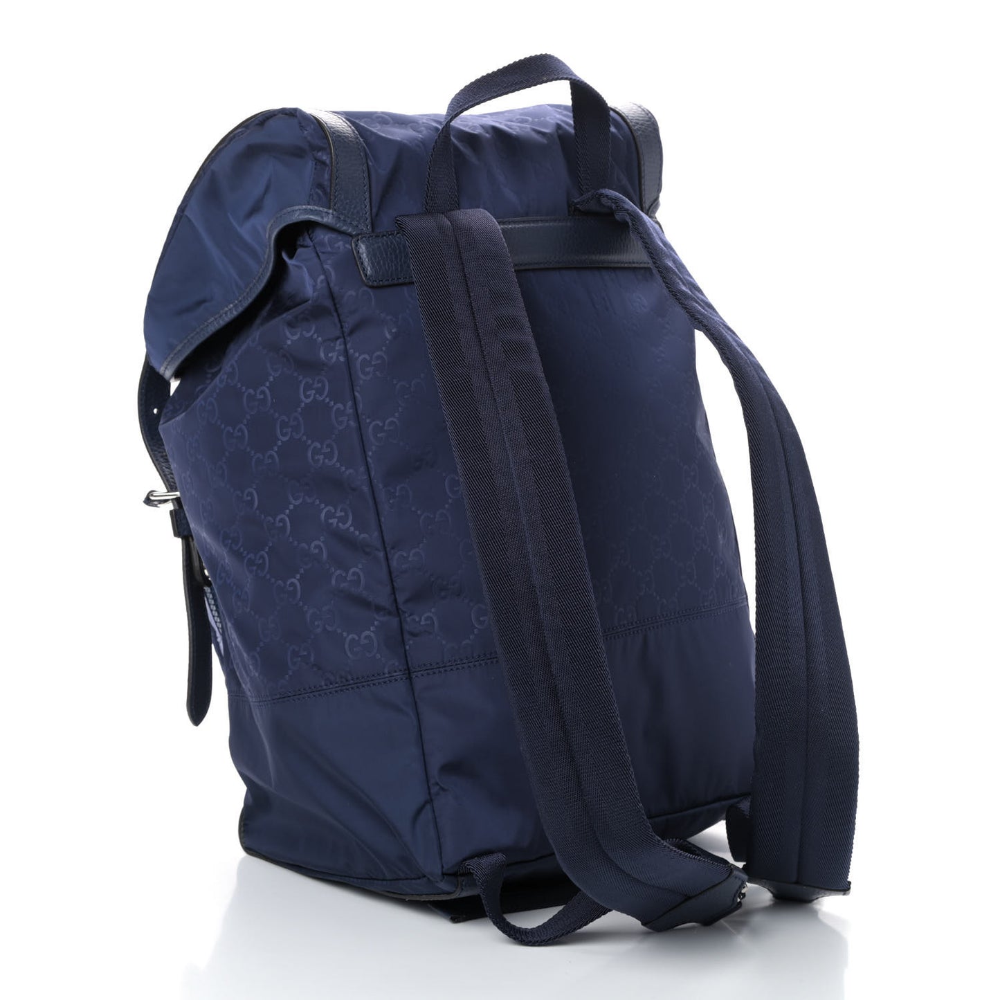 Nylon Monogram Medium Light Double Buckle Backpack Tide