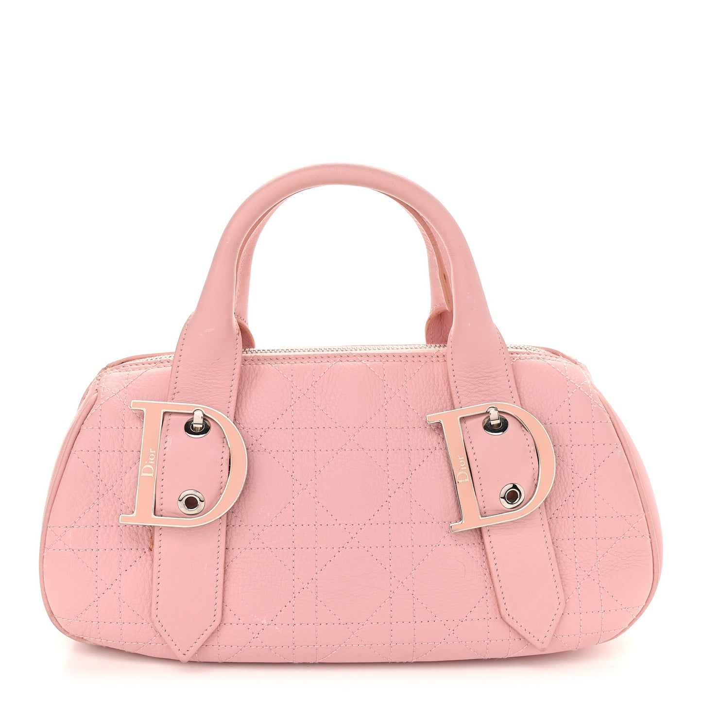 Calfskin Cannage Handbag Pink
