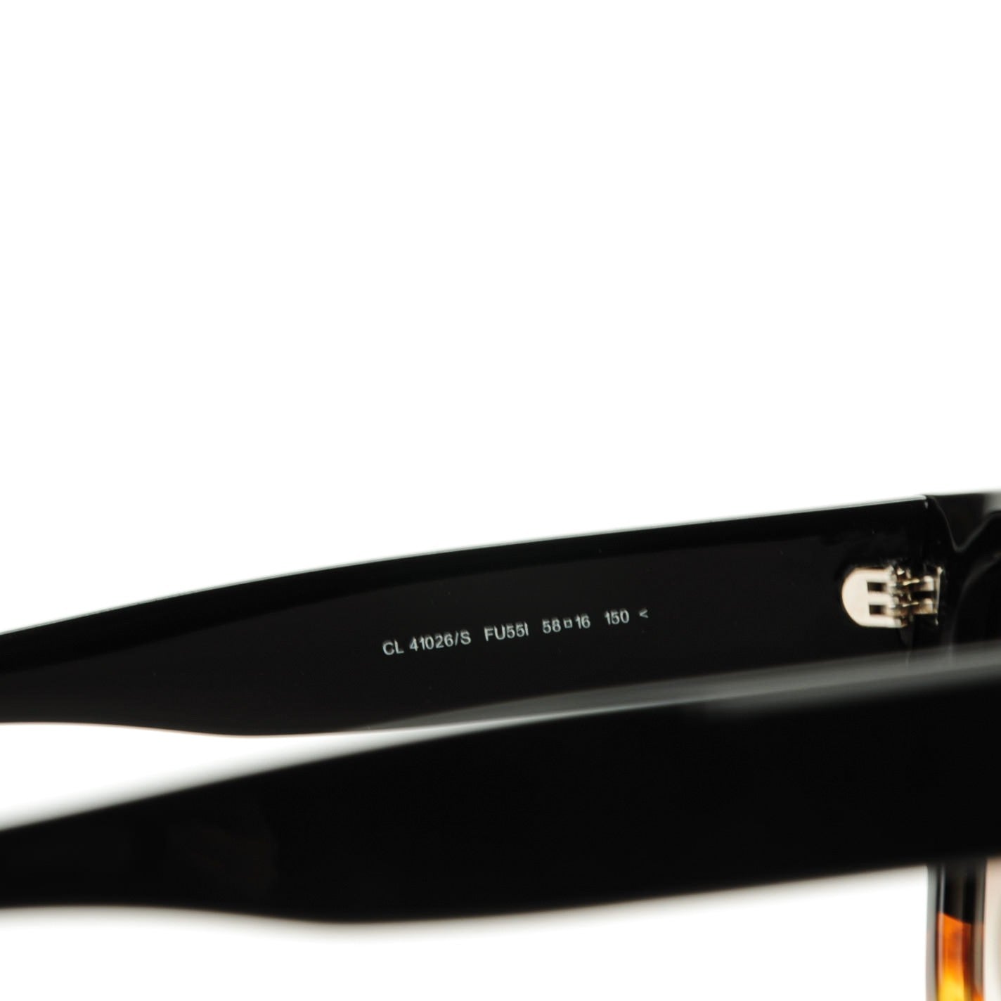 Celine Shadow Sunglasses CL 41026/S Black Havana 4 of 5