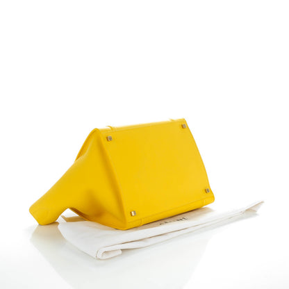 Celine Supple Calfskin Medium Phantom Luggage Sun Yellow 4 of 9
