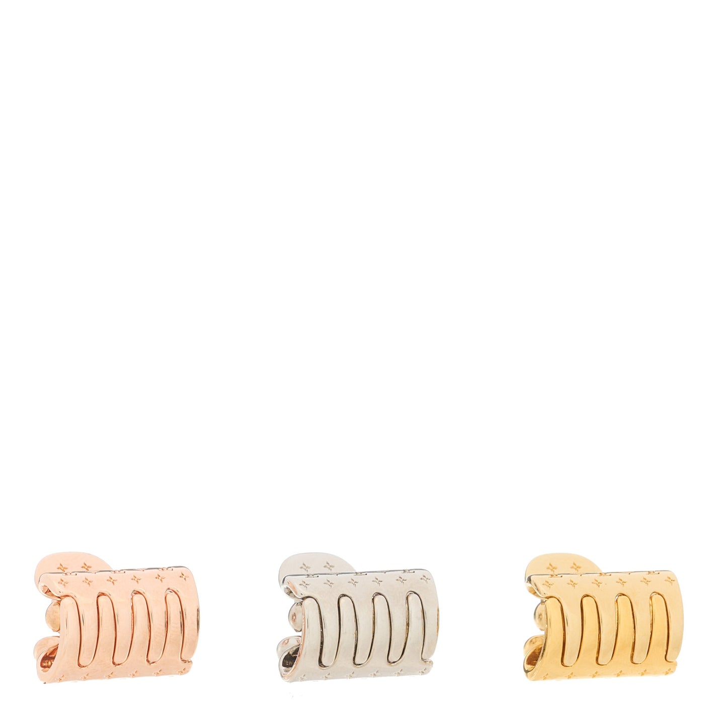 Metallic Nanogram Hair Accessories Gold Rose Gold Silver