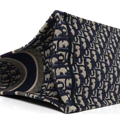 Christian Dior Oblique Medium Book Tote Blue Multicolor 9 of 13