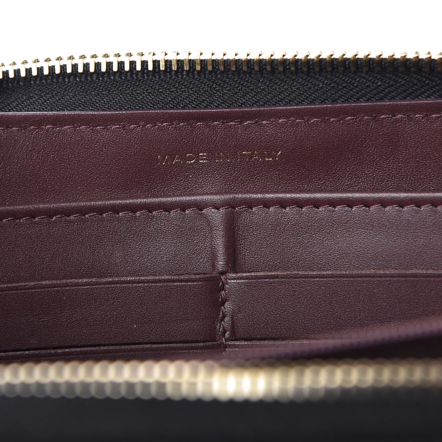 Caviar Quilted Large Gusset Zip Around Wallet Black