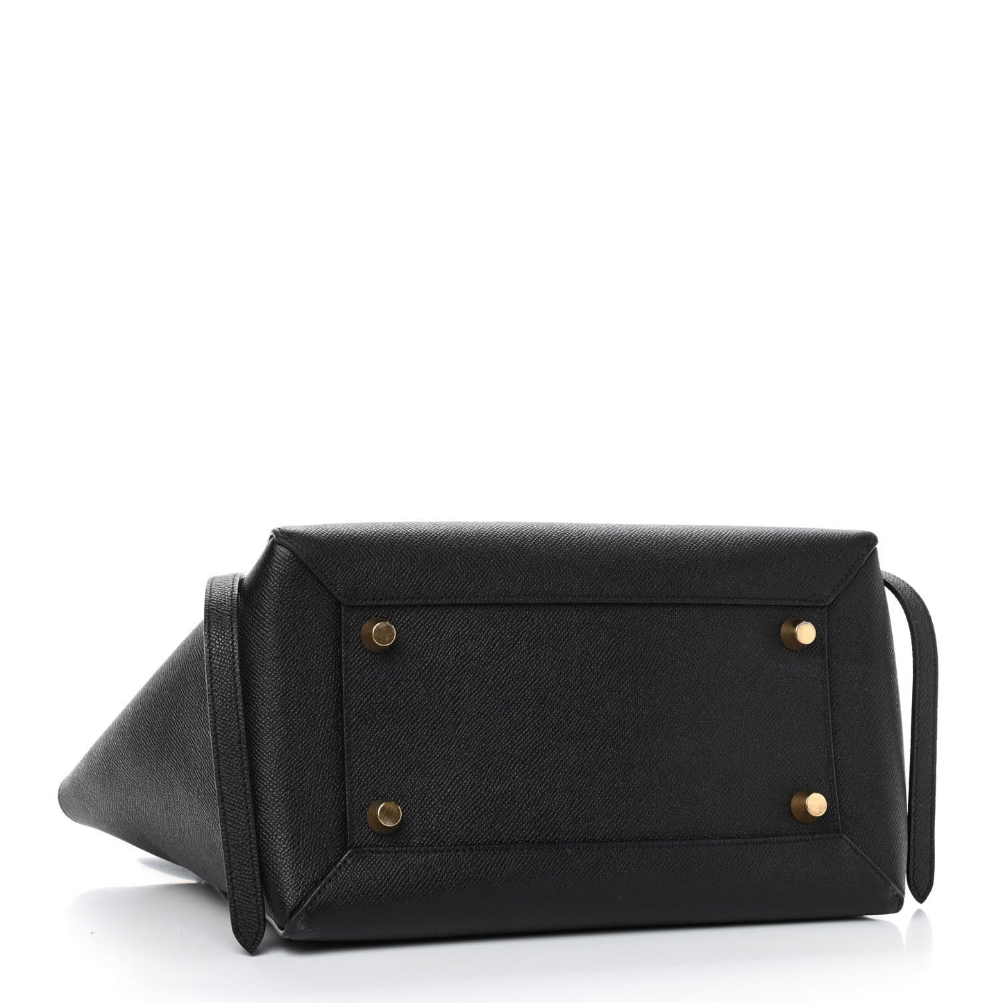 Grained Calfskin Mini Belt Bag Black