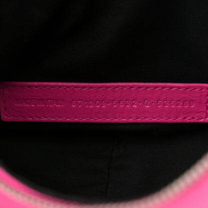 Balenciaga Agneau Arena Le Cagole Shoulder Bag XS Violet Fuxia 8 of 11