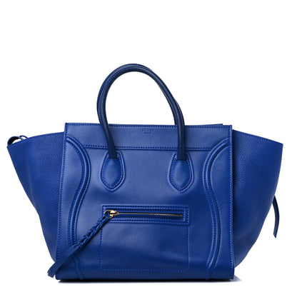 Celine Supple Calfskin Medium Phantom Luggage Indigo 1 of 10