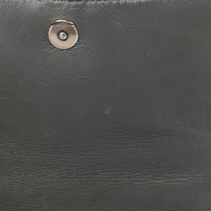 Balenciaga Shiny Calfskin Crocodile Embossed Small Hourglass Top Handle Bag Dark Grey 11 of 11