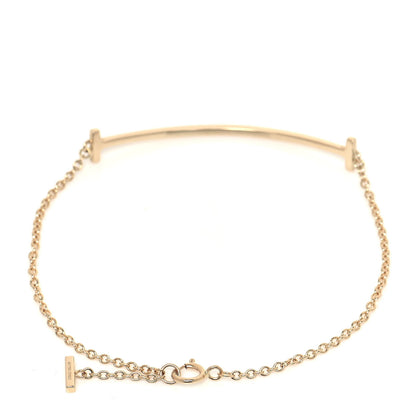 Tiffany 18K Yellow Gold T Smile Bracelet 5 of 12