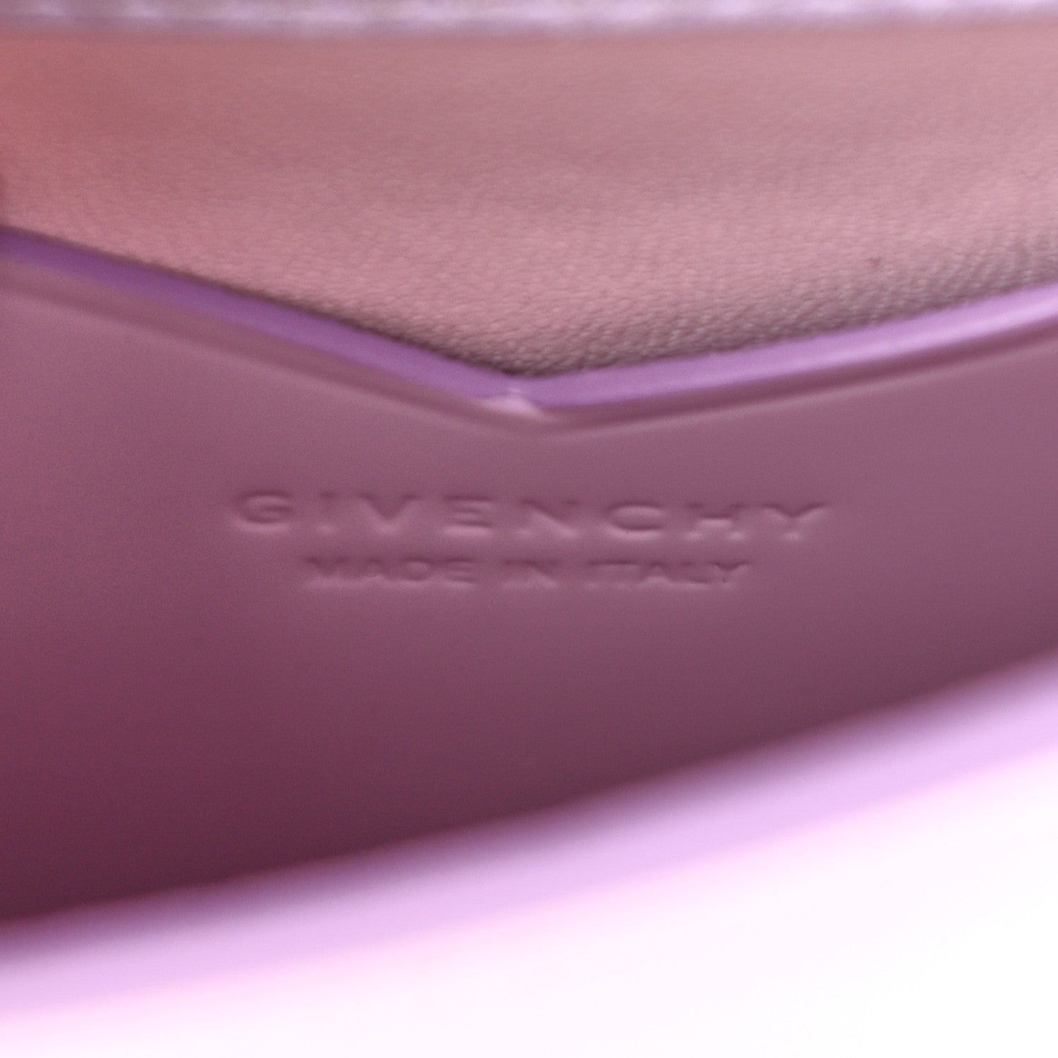 Givenchy Patent Calfskin Mini Vertical 4G Bag Lilac 7 of 10