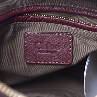 Chloe Calfskin Medium Marcie Satchel Dark Velvet 6 of 13