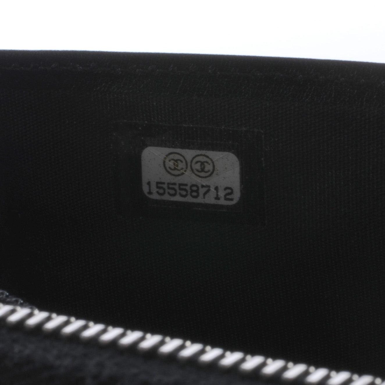 Patent Quilted Large Zip Around Wallet Black