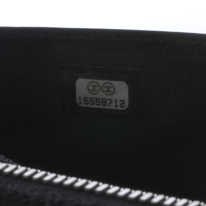 Chanel Patent Quilted Large Zip Around Wallet Black 11 of 12
