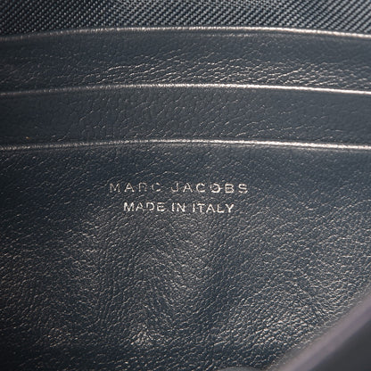 Marc Jacobs Glazed Calfskin Mini 1984 Top Handle Satchel Bag Nautical Blue 6 of 7