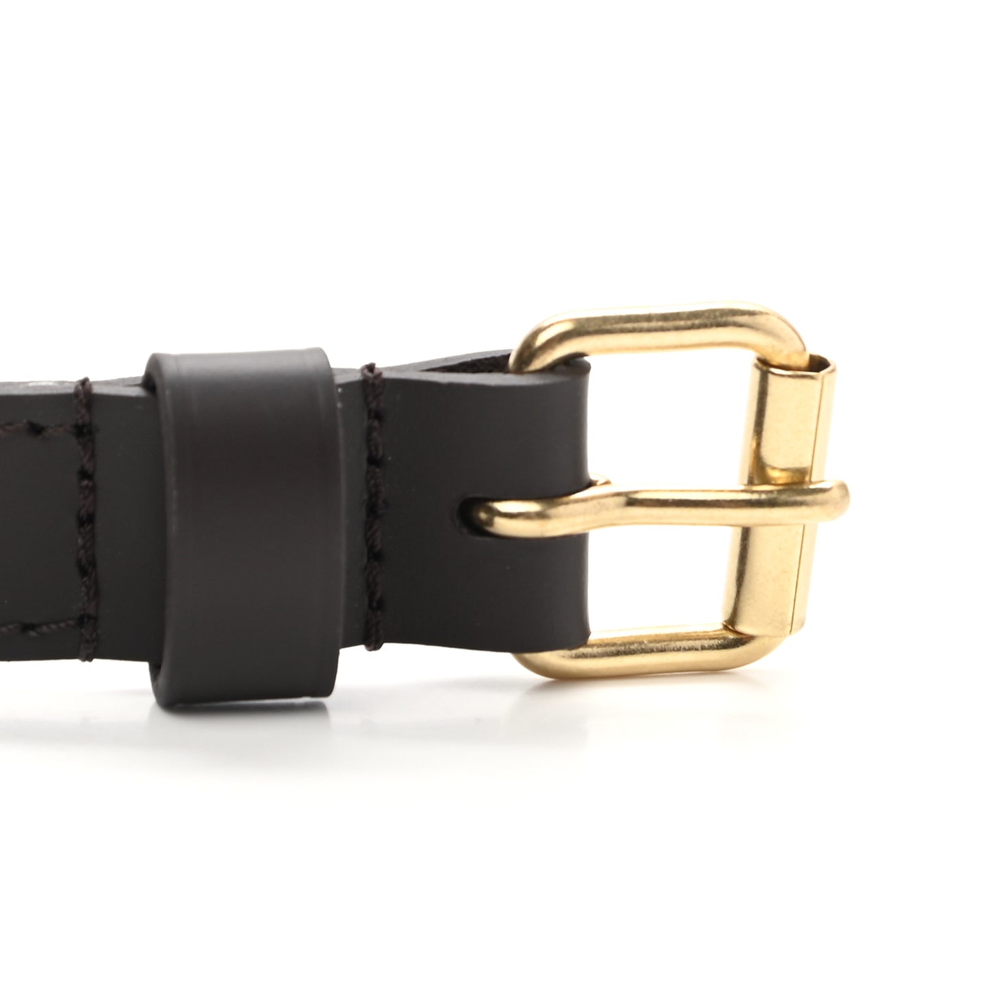 Calfskin Bandouliere Strap Extender Brown