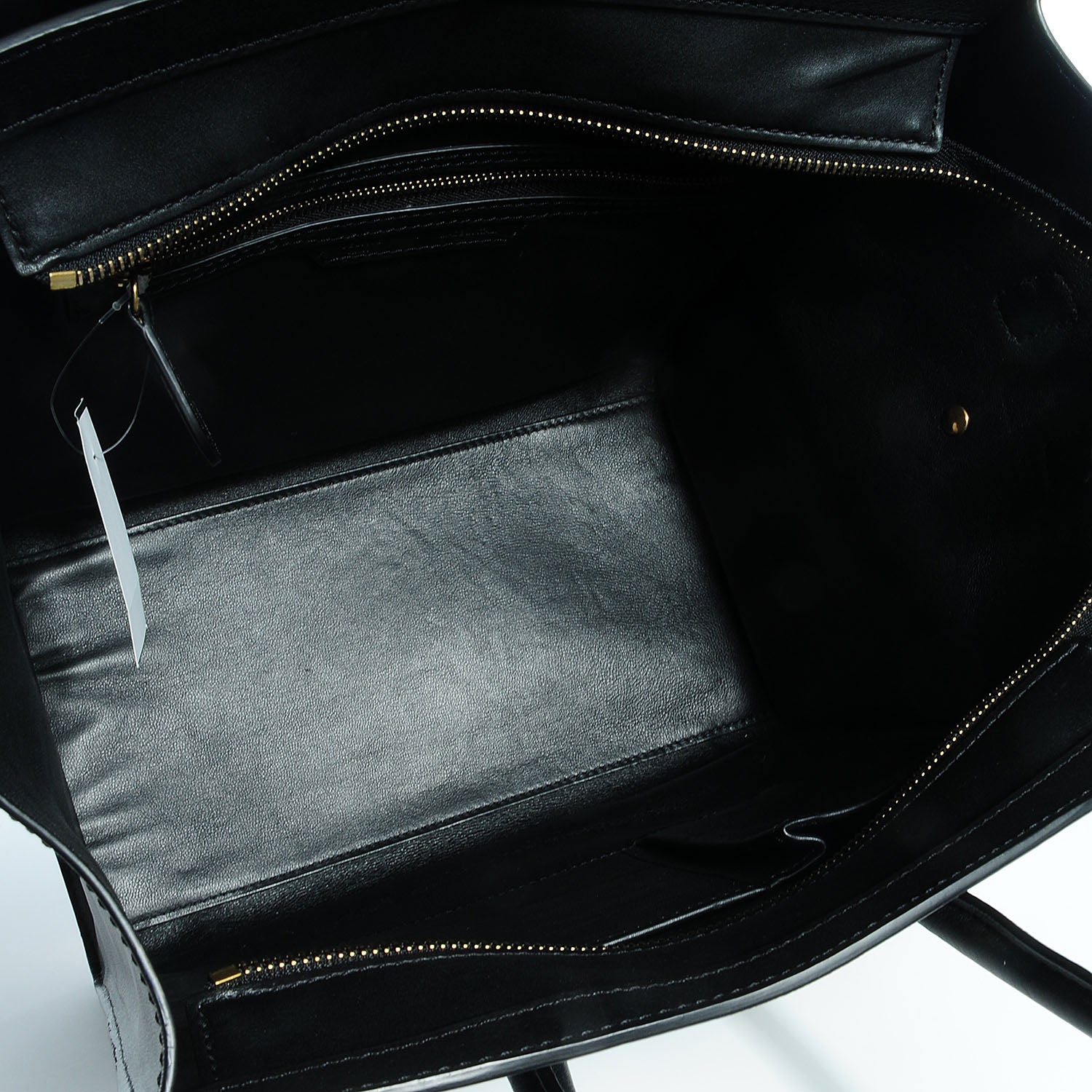 Celine Smooth Calfskin Mini Luggage Black 5 of 8