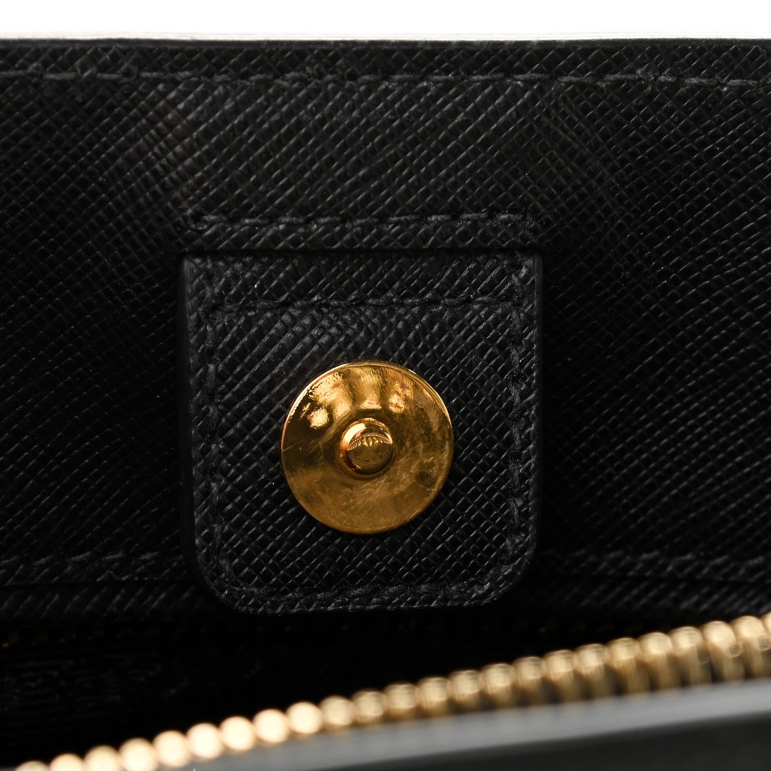 Prada Saffiano Lux Medium Tote Black 7 of 12