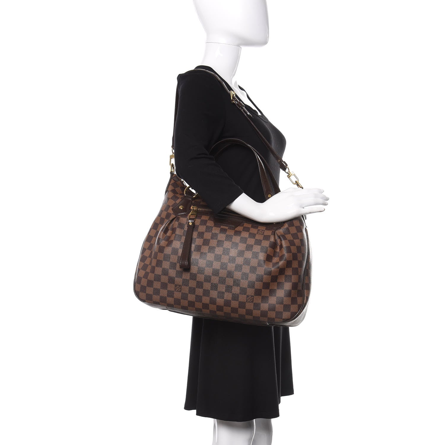 Louis Vuitton Damier Ebene Evora MM 2 of 10