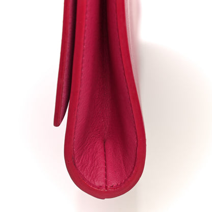 Saint Laurent Calfskin Classic Y Ligne Clutch Fuchsia 28 of 29