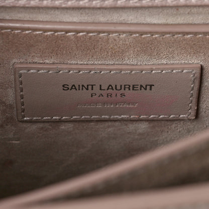 Saint Laurent Grained Calfskin Medium Monogram Marble Pink 6 of 23