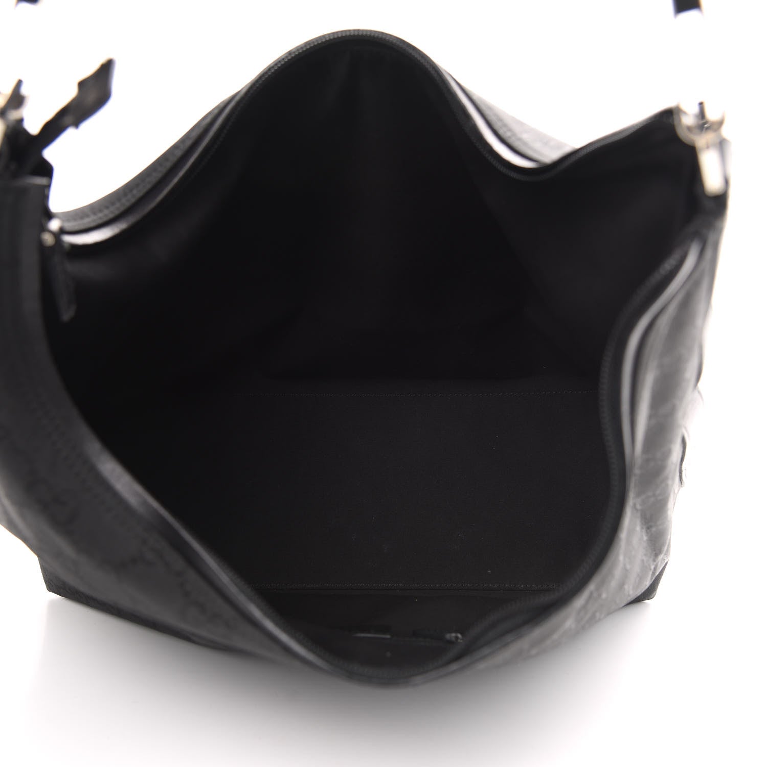Gucci Nylon Monogram Hobo Black 5 of 12
