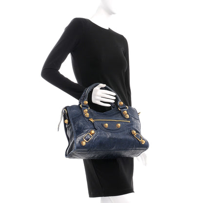 Balenciaga Agneau Giant 21 Gold Hardware City Marine 2 of 9