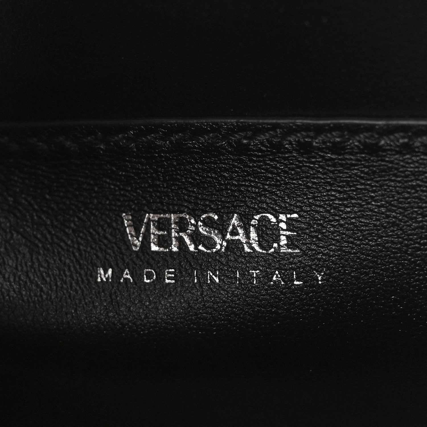 Versace Grained Calfskin Spiked Small La Medusa Top Handle Bag Black 6 of 8