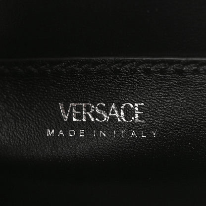 Versace Grained Calfskin Spiked Small La Medusa Top Handle Bag Black 6 of 8
