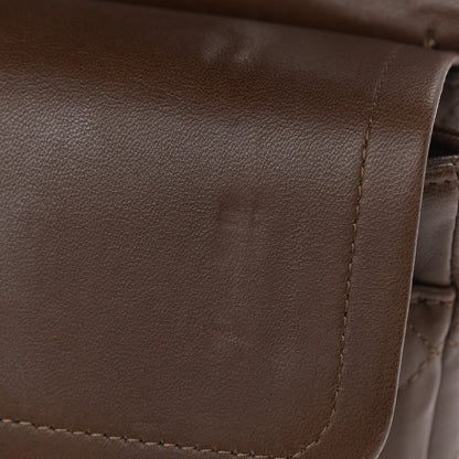 Chanel Lambskin Quilted Medium Double Flap Brown 11 of 18