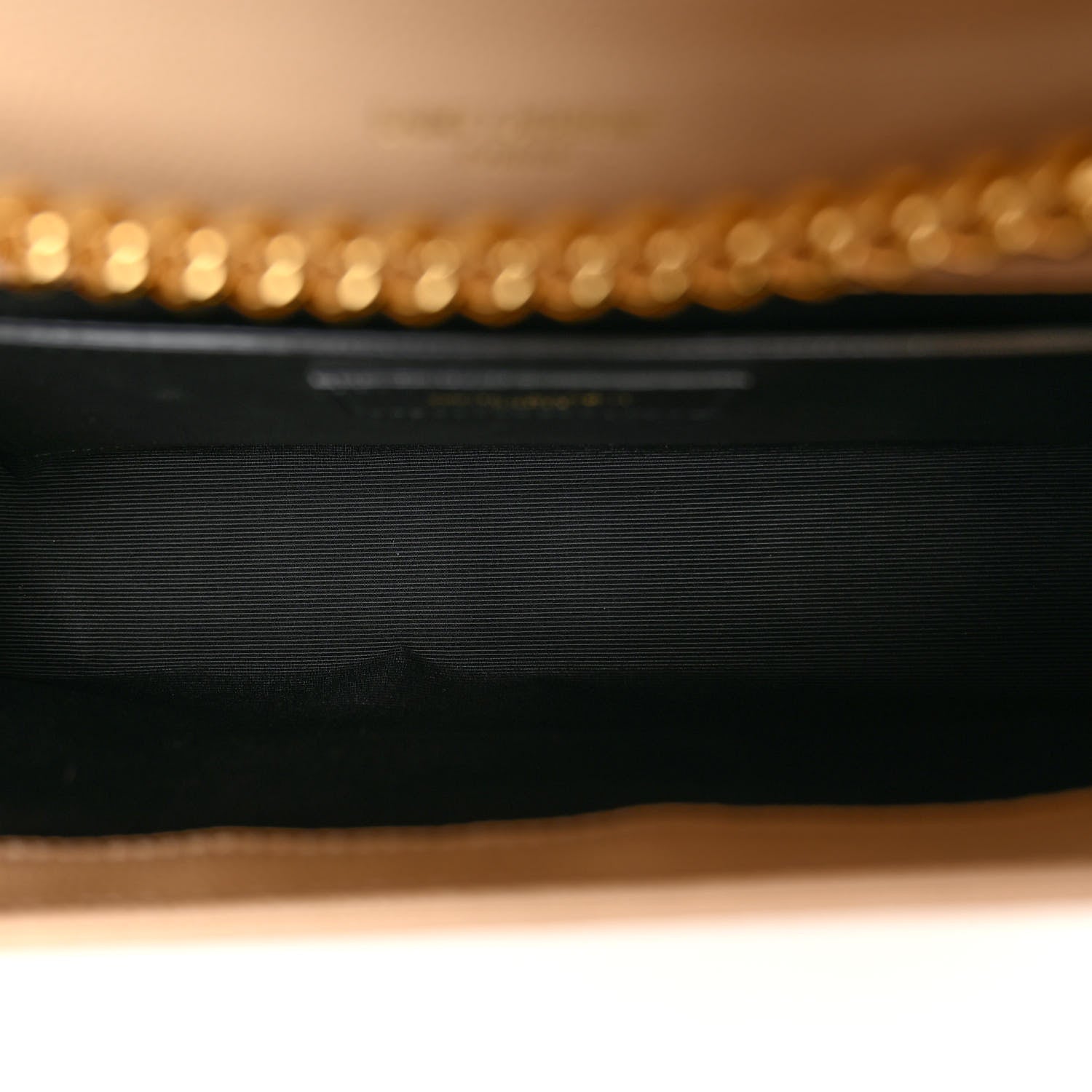 Saint Laurent Grain De Poudre Medium Monogram Kate Satchel Dark Beige 5 of 9