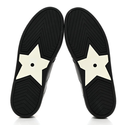 Christian Dior Calfskin Suede Logo Sneakers 39 Black 5 of 8