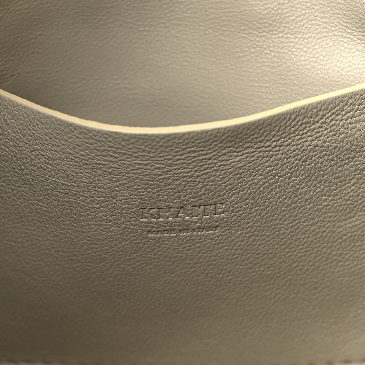 Khaite Pebbled Sport Calfskin Studded Elena Nougat 6 of 9