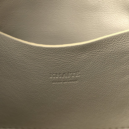 Khaite Pebbled Sport Calfskin Studded Elena Nougat 6 of 9