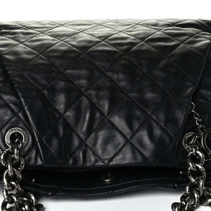 Chanel Lambskin Quilted Tote Black 6 of 8