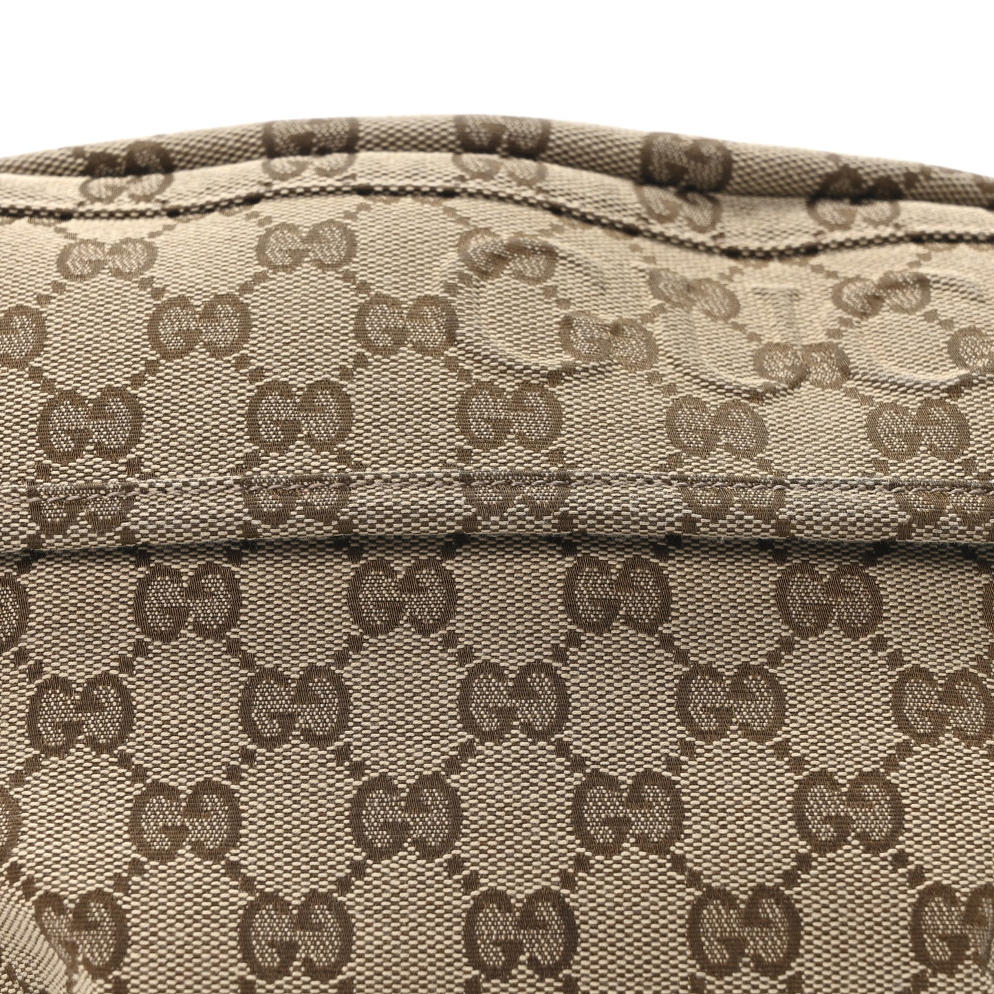 Monogram Large Belt Bag Beige Dark Brown