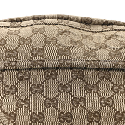 Gucci Monogram Large Belt Bag Beige Dark Brown 7 of 9