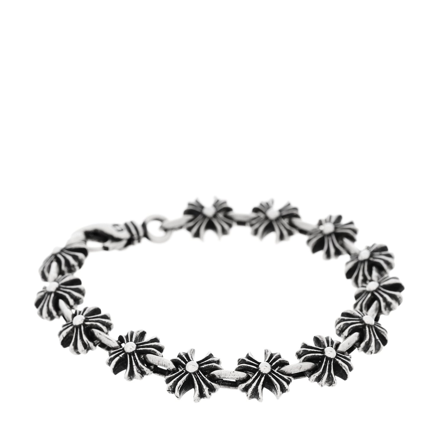 Sterling Silver Maltese Cross Bracelet