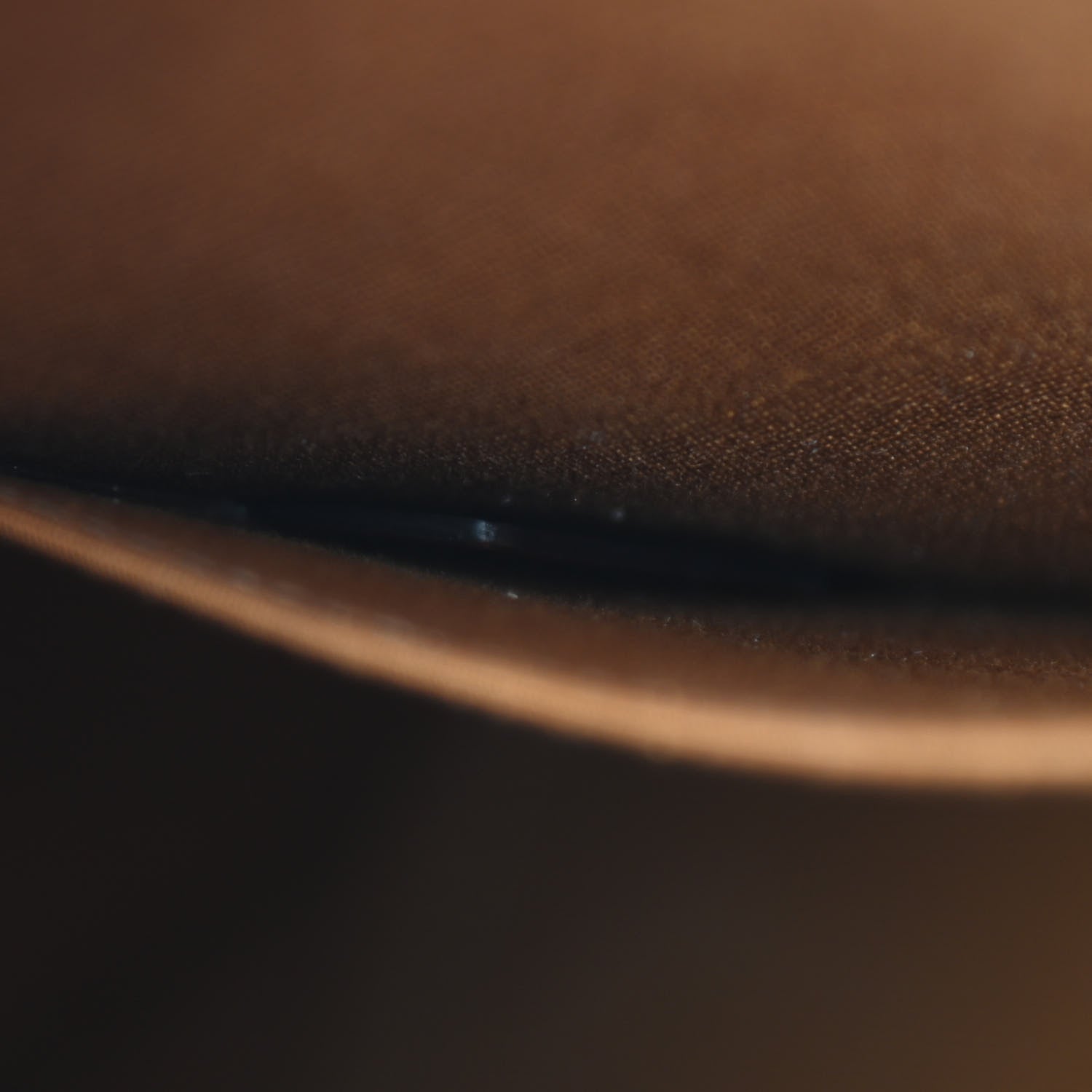 Celine Triomphe Canvas Calfskin Cabas De France Handbag Tan 9 of 9