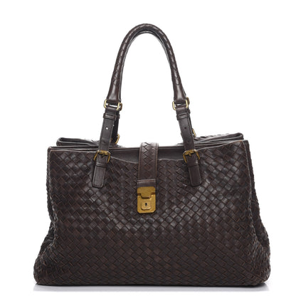 Bottega Veneta Nappa Intrecciato Medium Roma Tote Moro 1 of 9