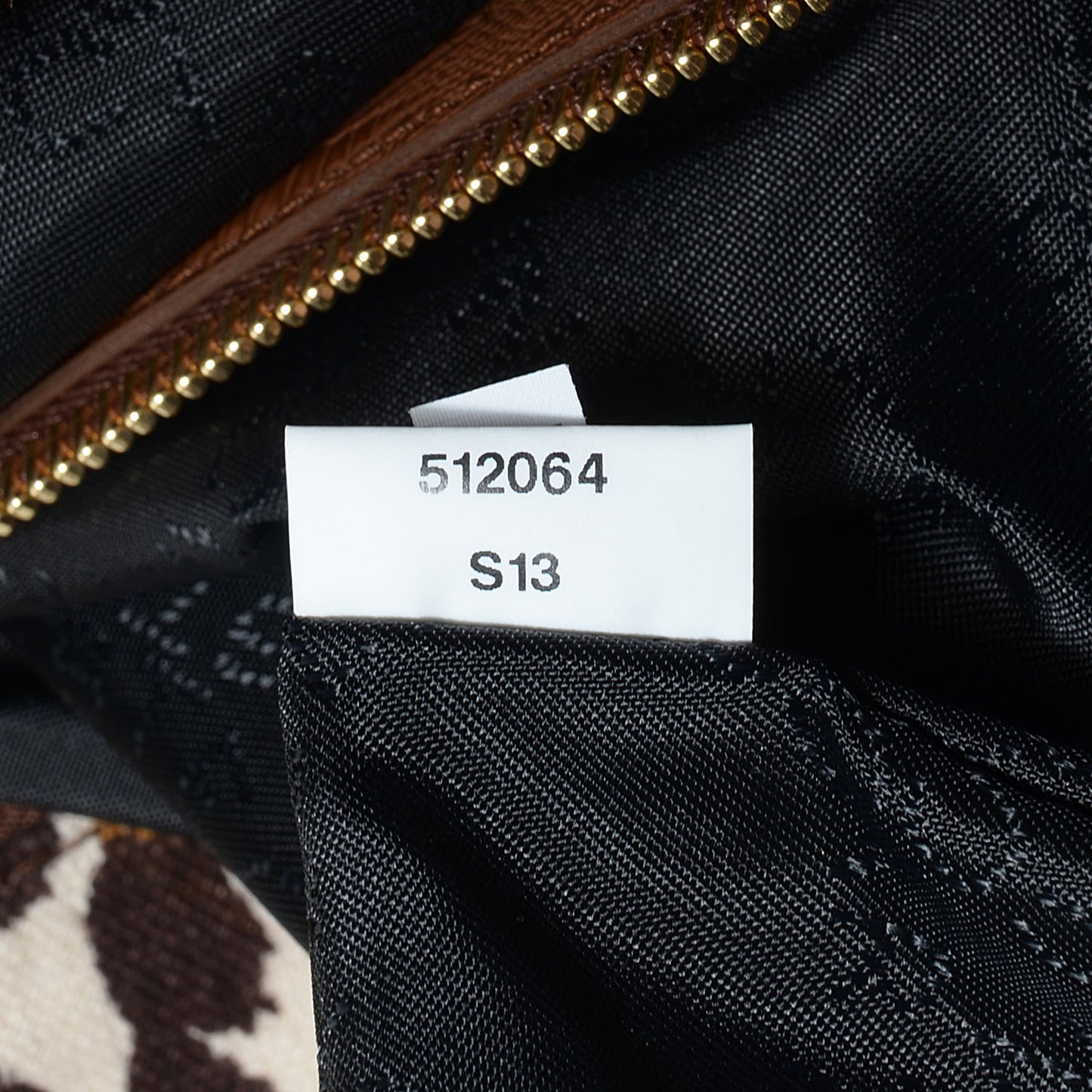 Linen Leopard Small Falabella Tote