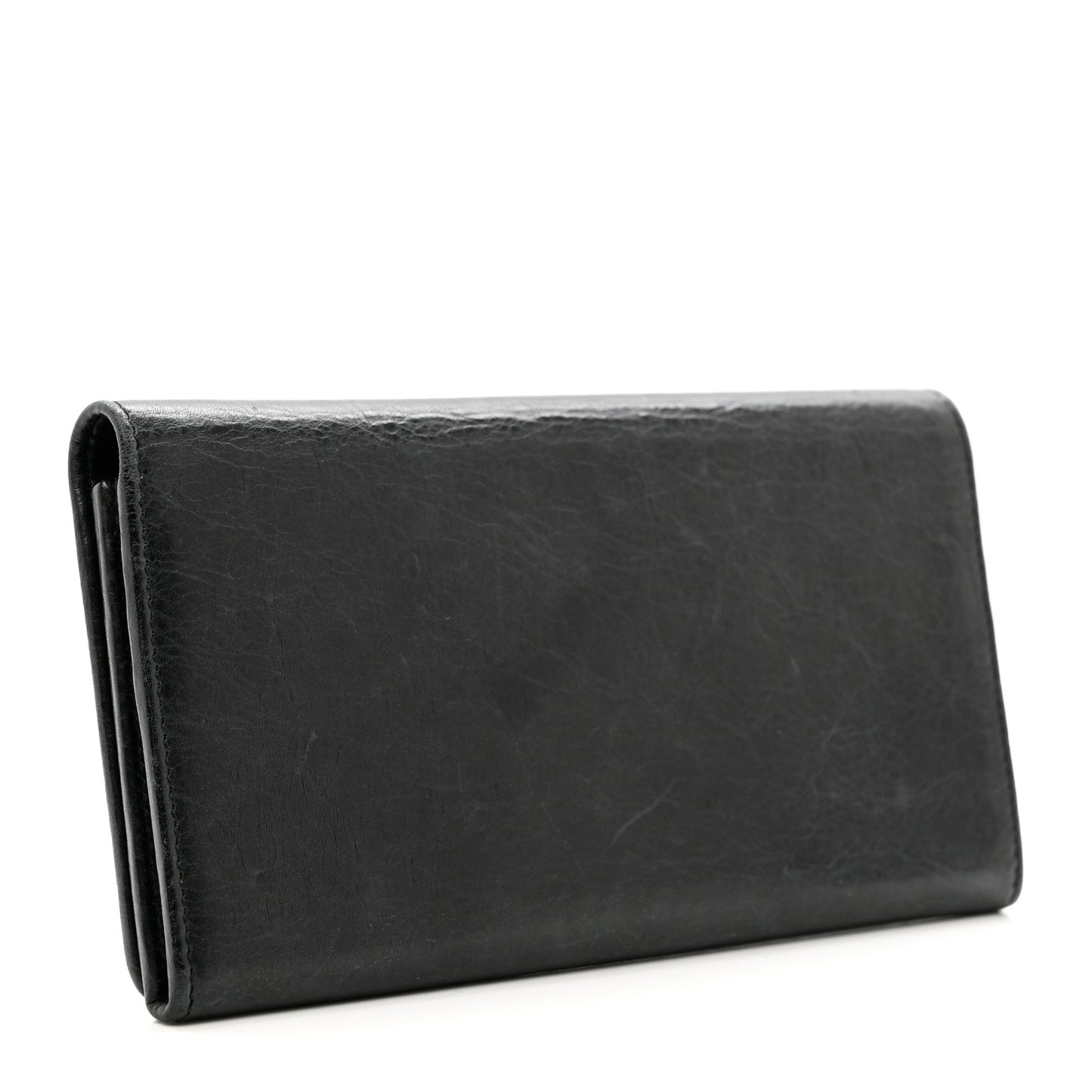 Agneau Giant Brogues Hardware Money Wallet Black