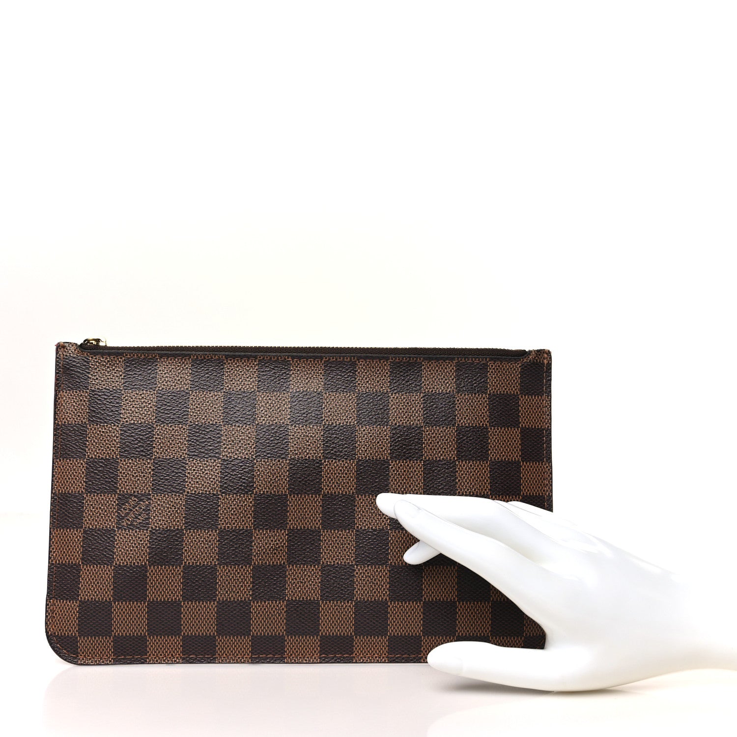 Louis Vuitton Damier Ebene Neverfull MM GM Pochette 2 of 8