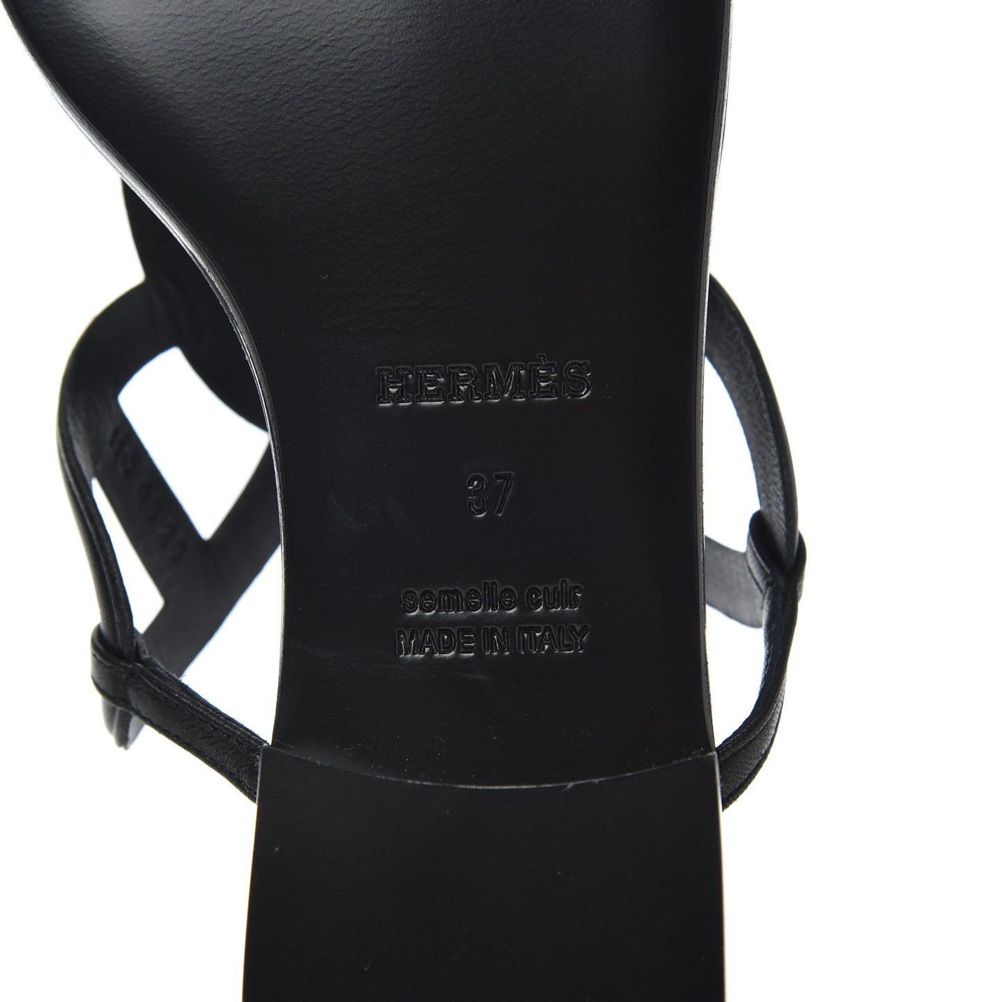 Nappa Womens Beach Sandals 37 Black