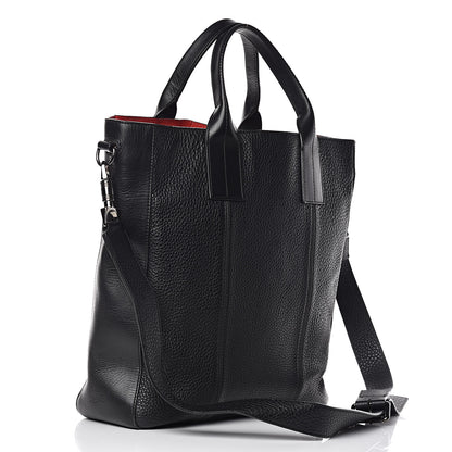 Christian Louboutin Pebbled Calfskin Fredo Tote Black 4 of 15